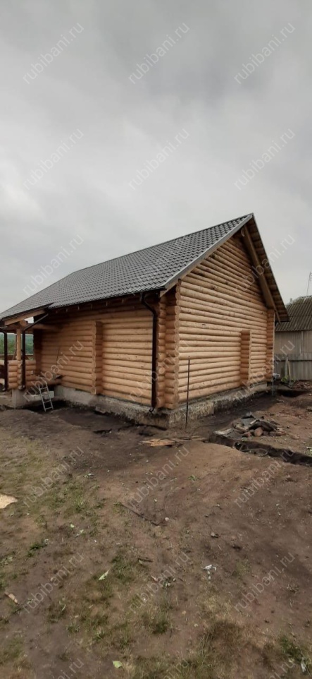 Дом-баня 8 на 8 сруб в чашу — фото 6 Дом-баня 8 на 8 сруб в чашу — фото 6