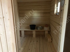Баня 4×3 с террасой, 20 м²