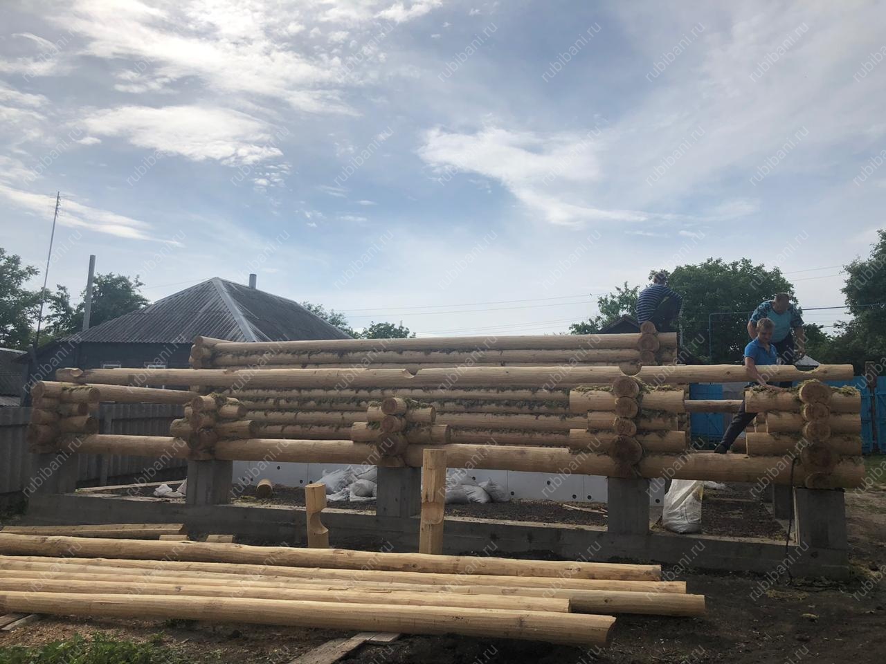 Дом-баня 8 на 8 сруб в чашу — фото 8 Дом-баня 8 на 8 сруб в чашу — фото 8