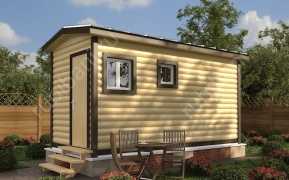 Мобильная баня 2.3×5, 11.5 м²