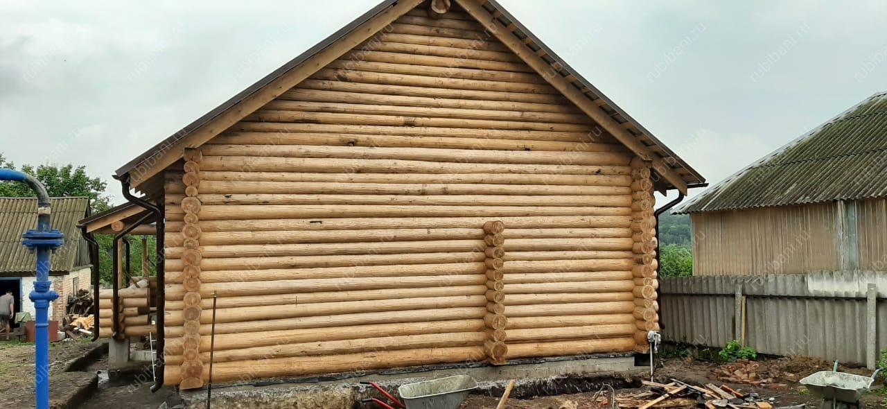 Дом-баня 8 на 8 сруб в чашу — фото 38 Дом-баня 8 на 8 сруб в чашу — фото 38