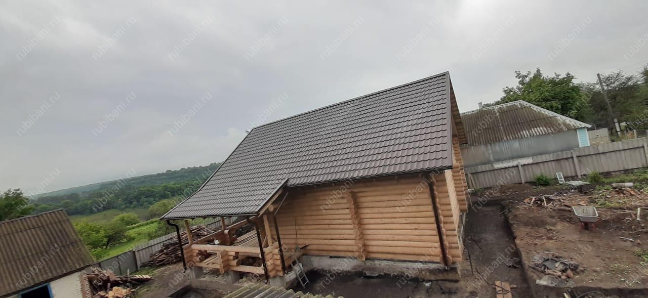 Дом-баня 8 на 8 сруб в чашу — фото 34 Дом-баня 8 на 8 сруб в чашу — фото 34