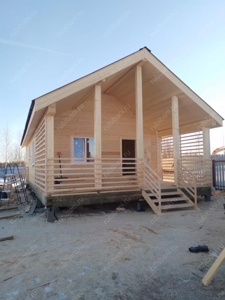 Баня из профилированного бруса под ключ — фото 2 Баня из профилированного бруса под ключ — фото 2