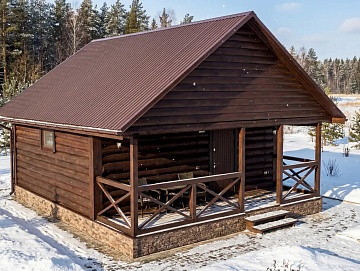 Баня 6×6 под ключ, 36 м²