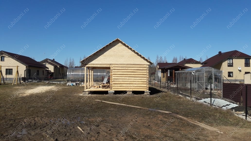 Дом с террасой, сруб в лапу — фото 5 Дом с террасой, сруб в лапу — фото 5