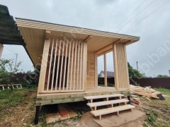 Баня из бруса 5×8 (Б-144), 40 м²
