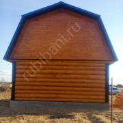 Баня 5×5 с террасой, 35 м²
