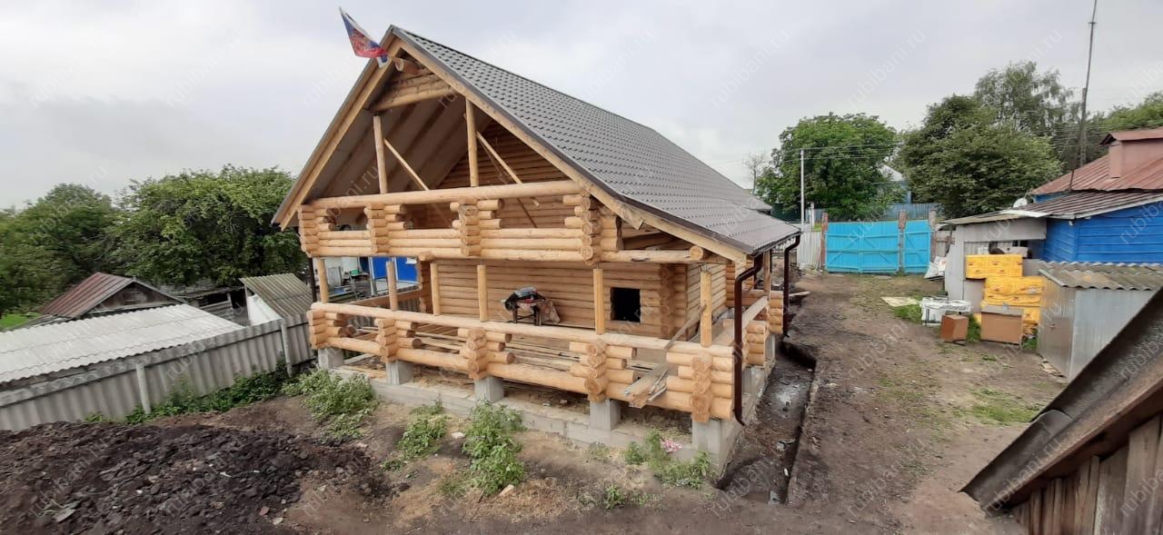 Дом-баня 8 на 8 сруб в чашу — фото 35 Дом-баня 8 на 8 сруб в чашу — фото 35