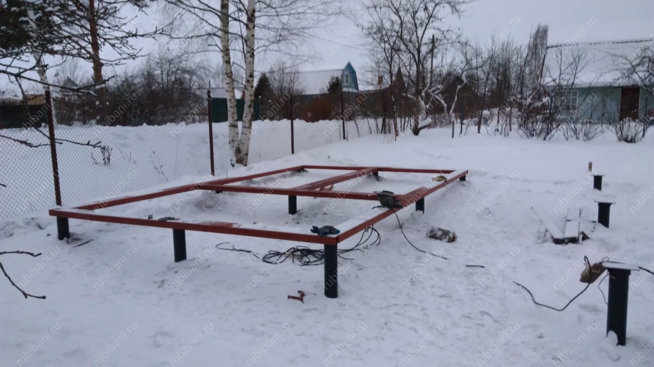 Свайно-винтовой фундамент — фото 1 Свайно-винтовой фундамент — фото 1