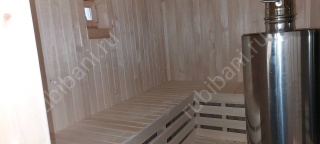 Баня из бруса 6 на 4 с туалетом 24 м²