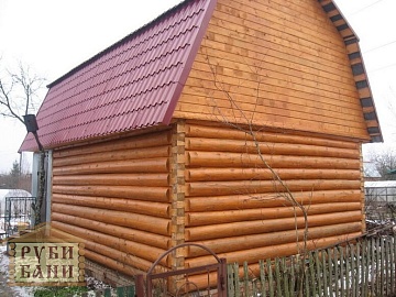 Дом-баня 6×6 м, 36 м²