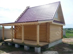 Дом 6×6 м в чашу, 36 м²