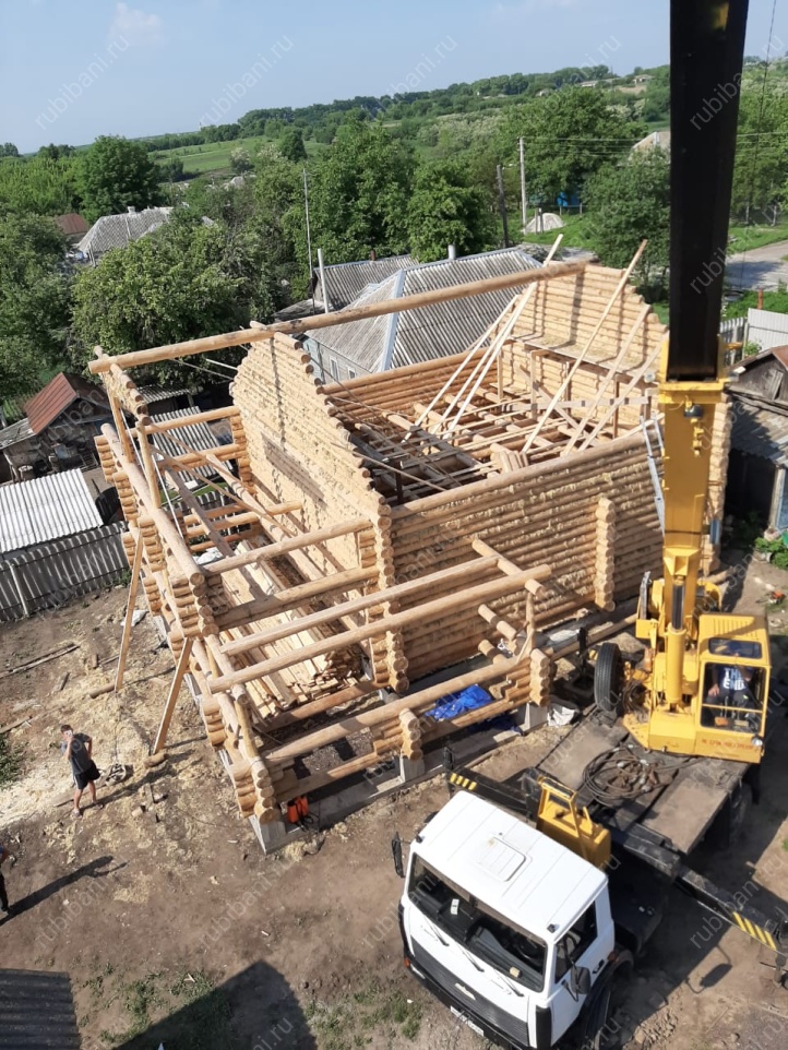 Дом-баня 8 на 8 сруб в чашу — фото 29 Дом-баня 8 на 8 сруб в чашу — фото 29