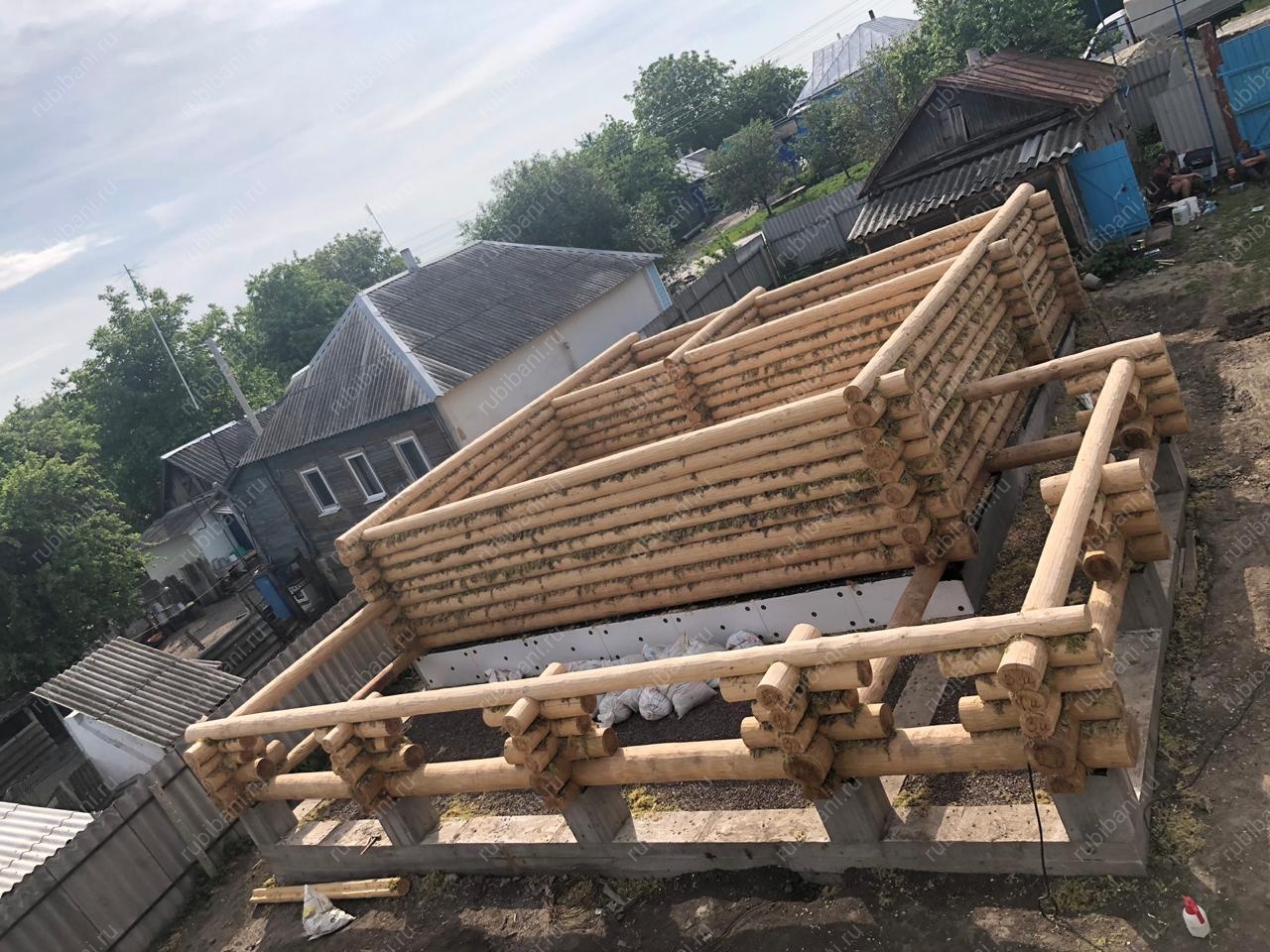 Дом-баня 8 на 8 сруб в чашу — фото 14 Дом-баня 8 на 8 сруб в чашу — фото 14