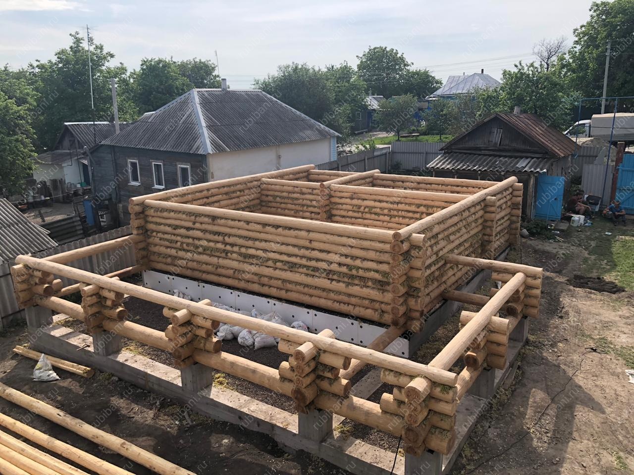 Дом-баня 8 на 8 сруб в чашу — фото 12 Дом-баня 8 на 8 сруб в чашу — фото 12