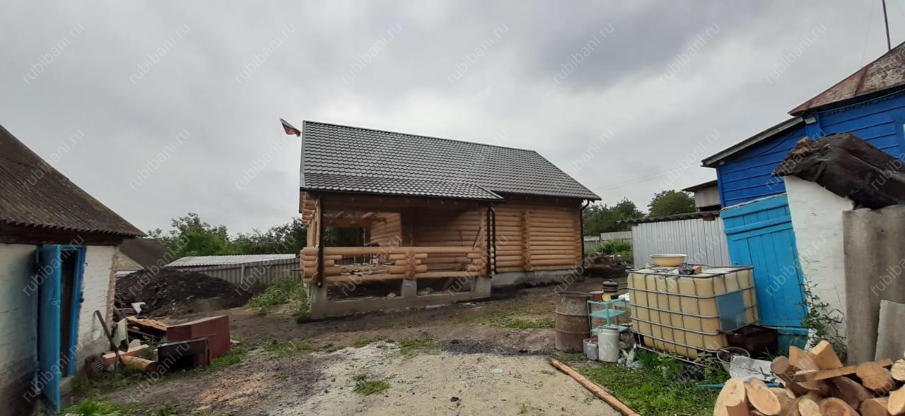 Дом-баня 8 на 8 сруб в чашу — фото 37 Дом-баня 8 на 8 сруб в чашу — фото 37