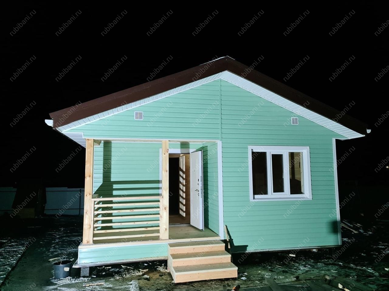 Баня из бруса 6х8 Проект Б-81 — фото 10 Баня из бруса 6х8 Проект Б-81 — фото 10