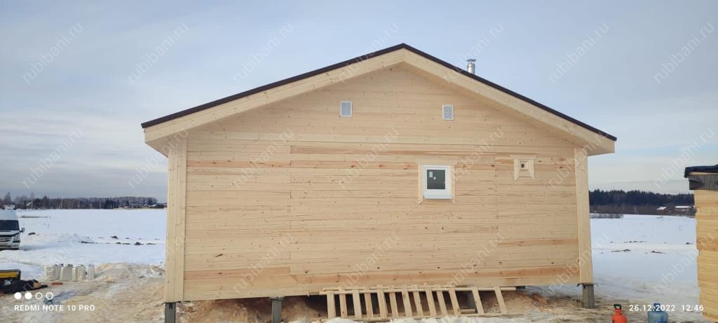 Баня из профилированного бруса под ключ — фото 3 Баня из профилированного бруса под ключ — фото 3