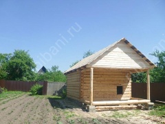 Баня 6×3 с террасой, 30 м²